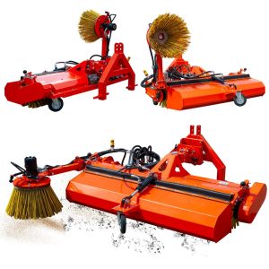 Zamiatarka komunalna MTS z WOM przedni TUZ